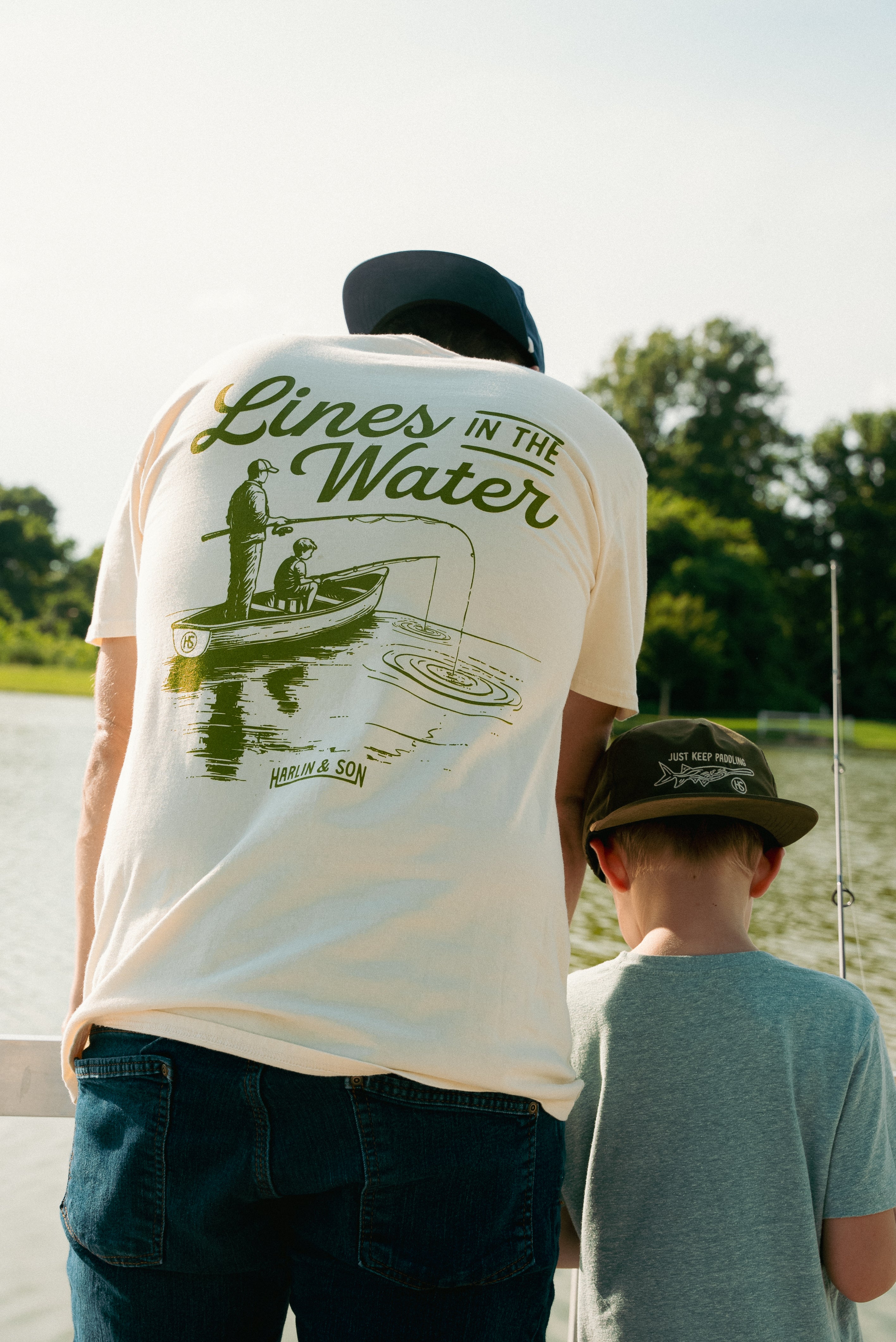 Lines in Water Tee
